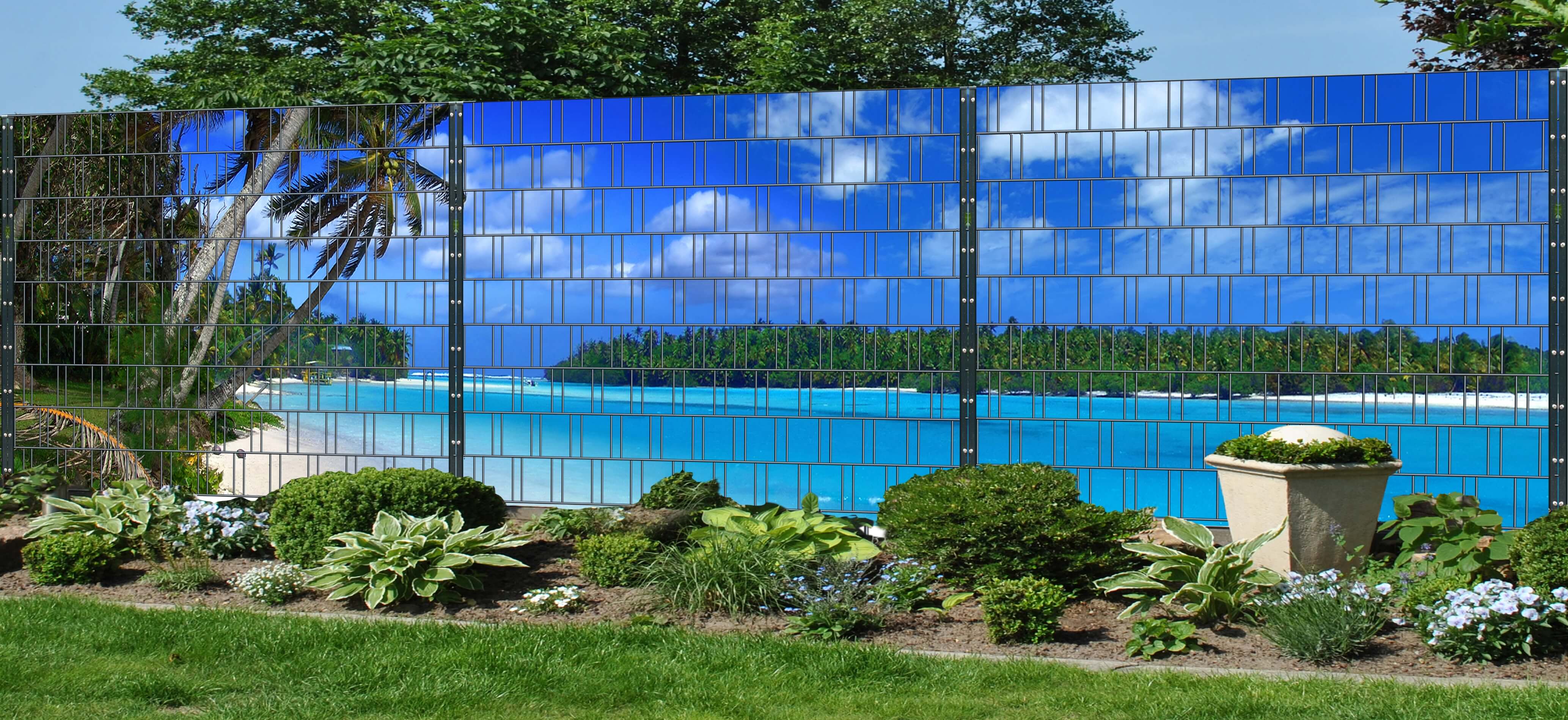 Garten, Sommer, Bürogebäude, Topfpflanze, Hinterhof