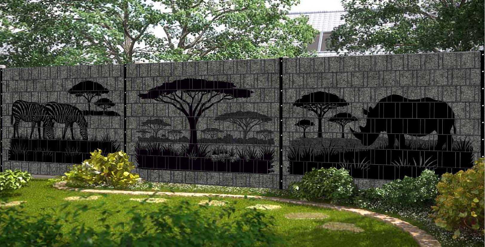 Zoo, Gebäude, Mauer, Hinterhof, Zebra