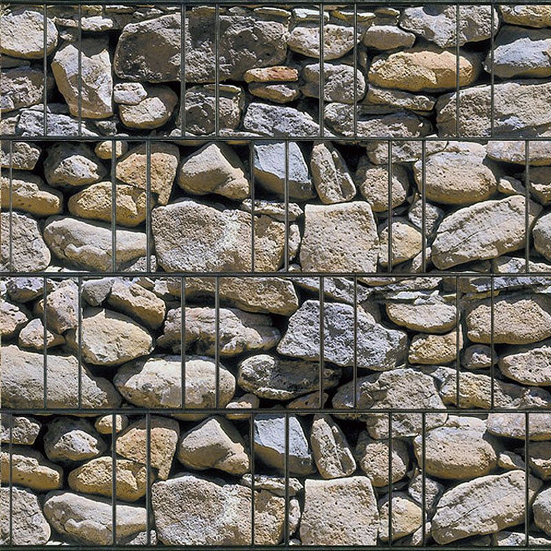 4260388390018_Algarve_Bedruckter_Zaun_Sichtschutz_Streifen Algarve - Bedruckter Sichtschutz Streifen Rolle Doppelstab Zaun