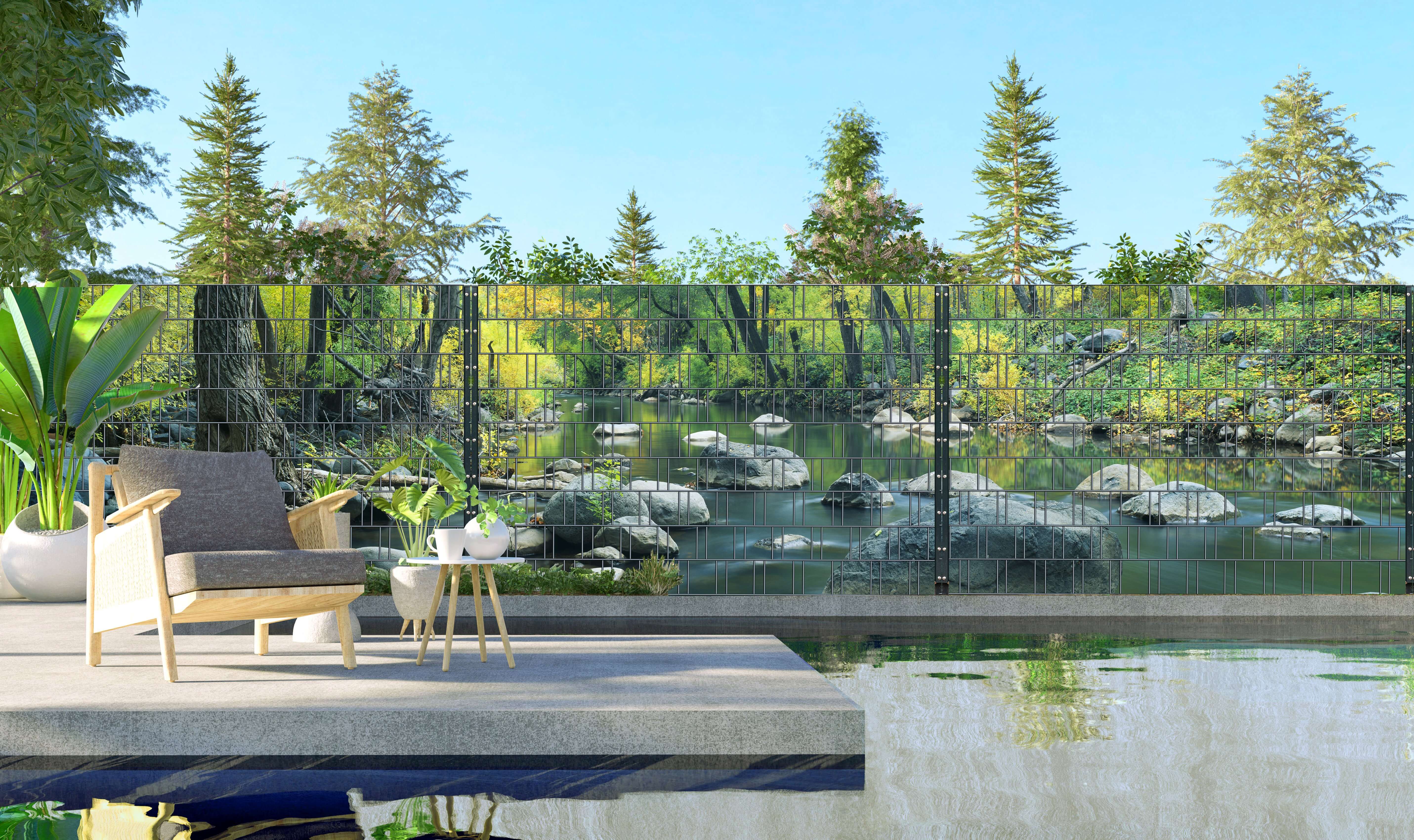 Natur, Draußen, Szenerie, Teich, Hinterhof