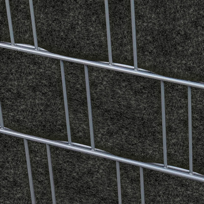 Doppelstabmattenzaun anthrazit Architektur, Gebäude, Mauer