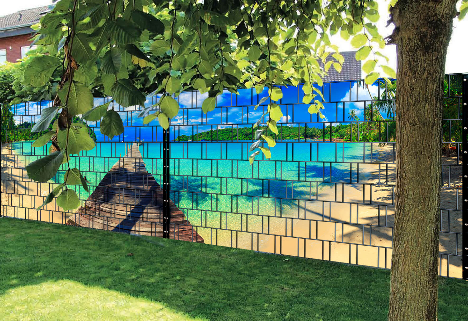 Hinterhof, Draußen, Hof, Garten, Zoo