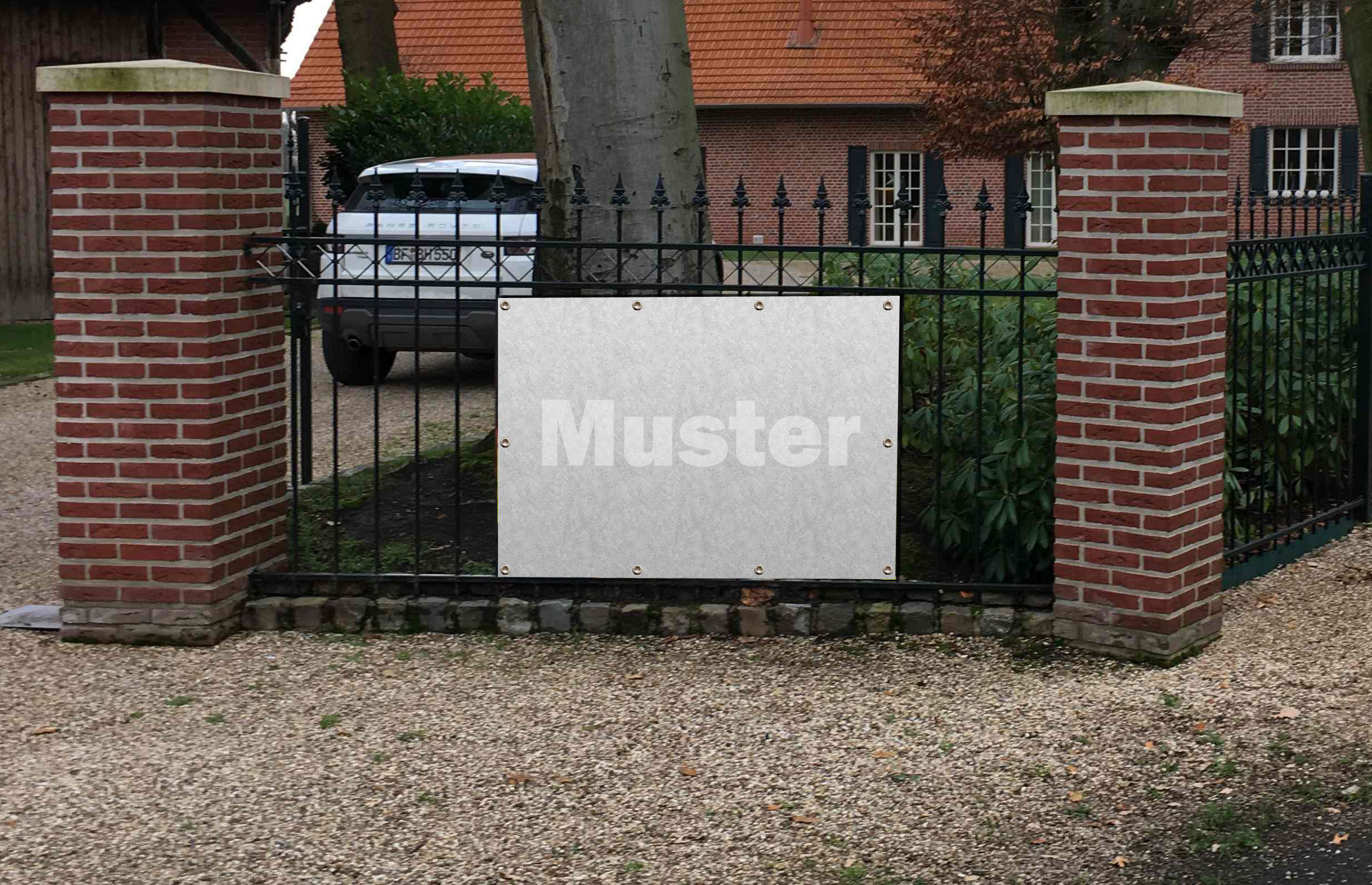 Weihnachtsmann-Tanne_thumb-2dwdhyH3KRjNnc Zaunposter & Gartenposter