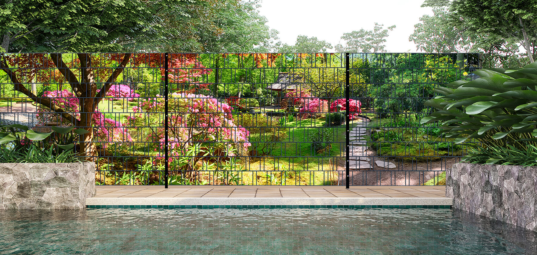 Garten, Natur, Hinterhof, Laube, Parken