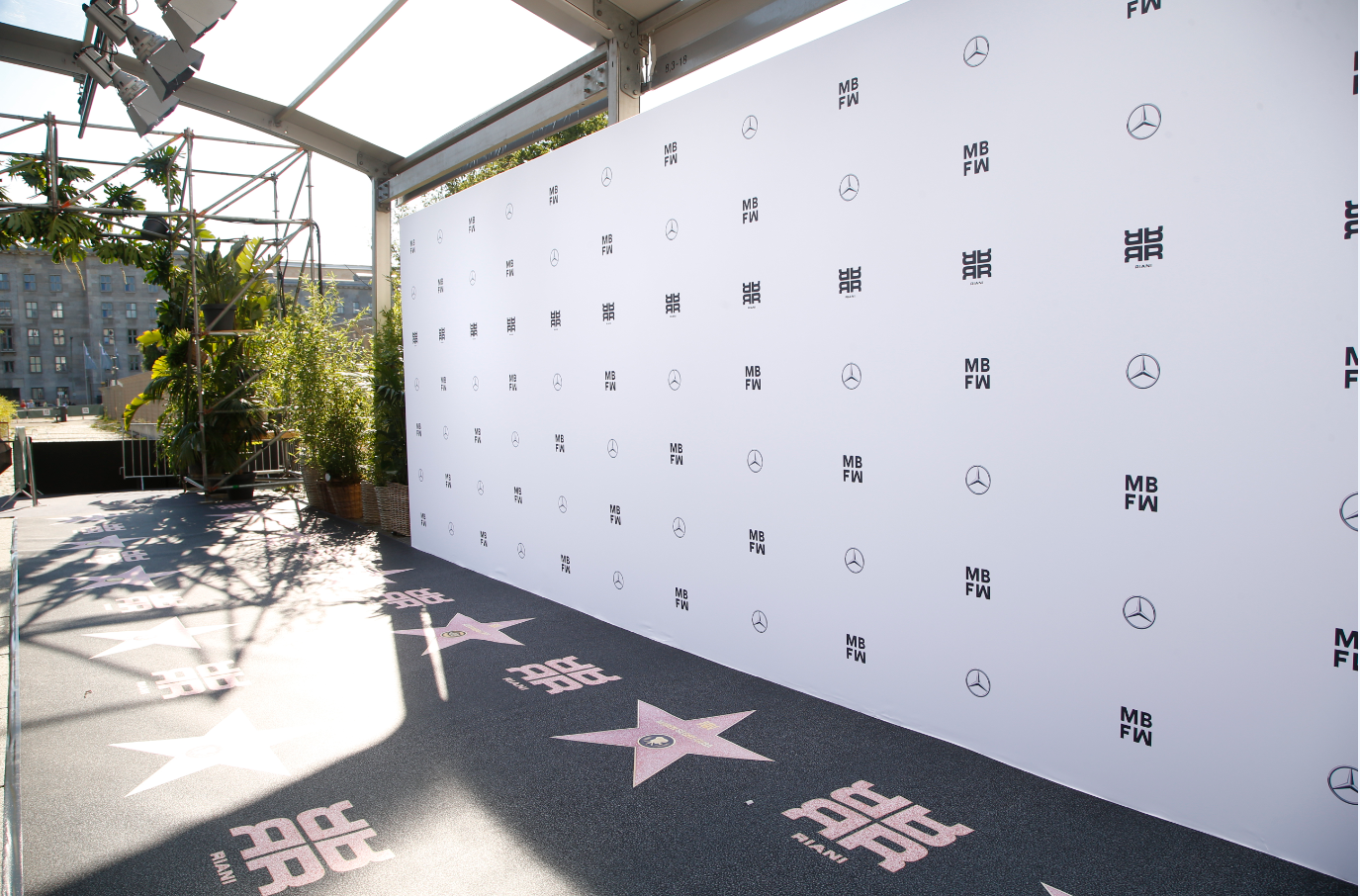 Einsatzbeispiel: bedruckter Eventboden bei einer Show