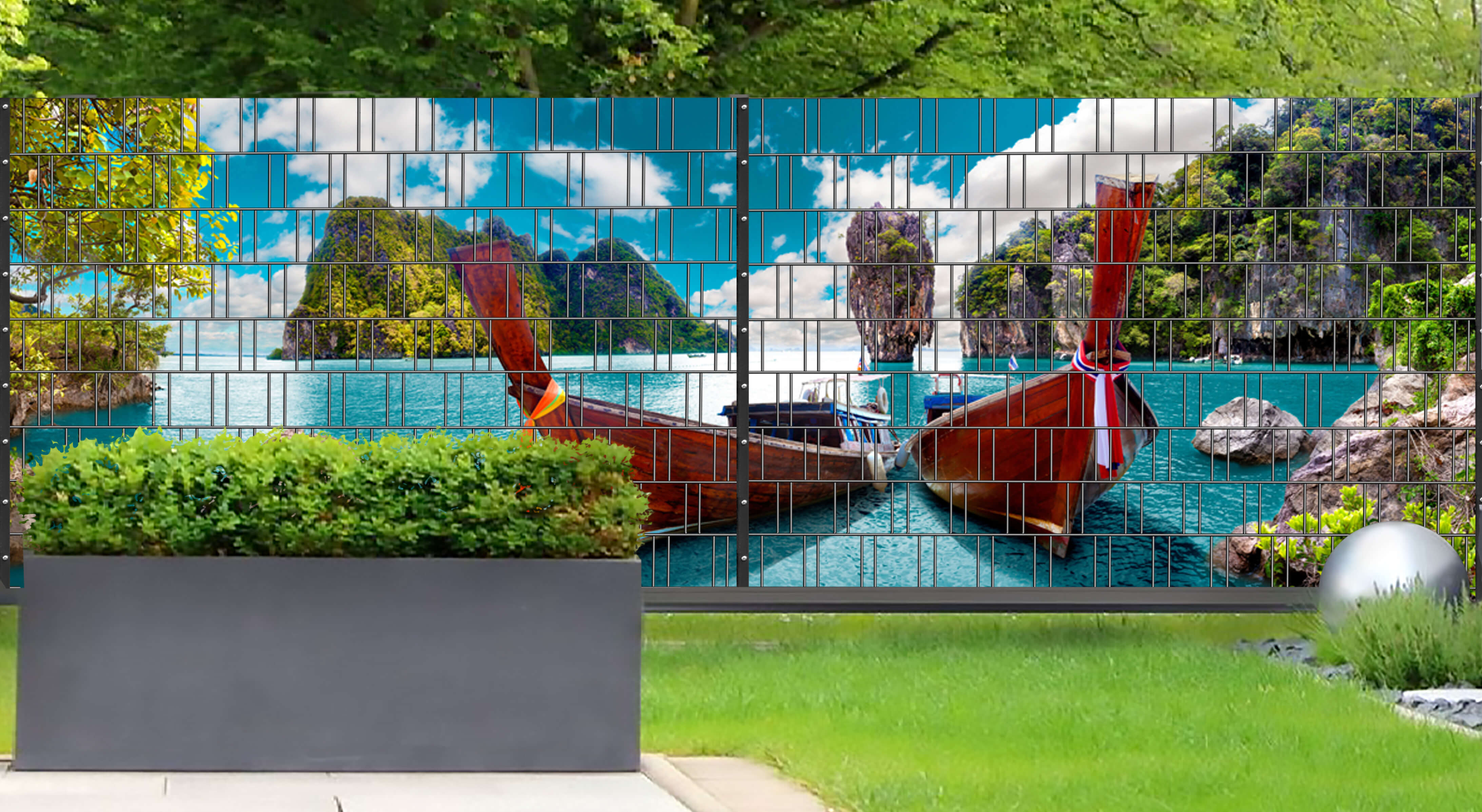 Gras, Bewuchs, Draußen, Parken, Hinterhof