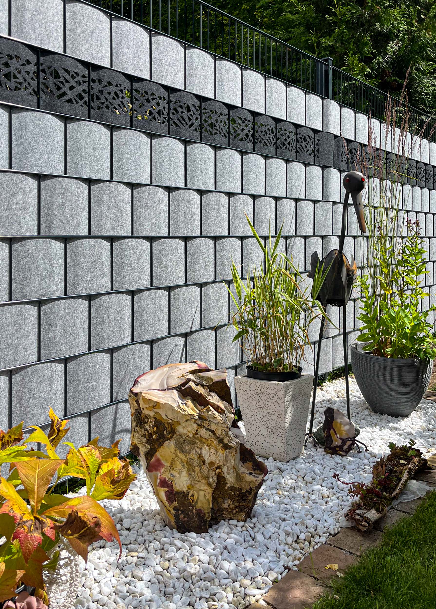 Pfad, Gehweg, Mauer, Straße, Pflanze