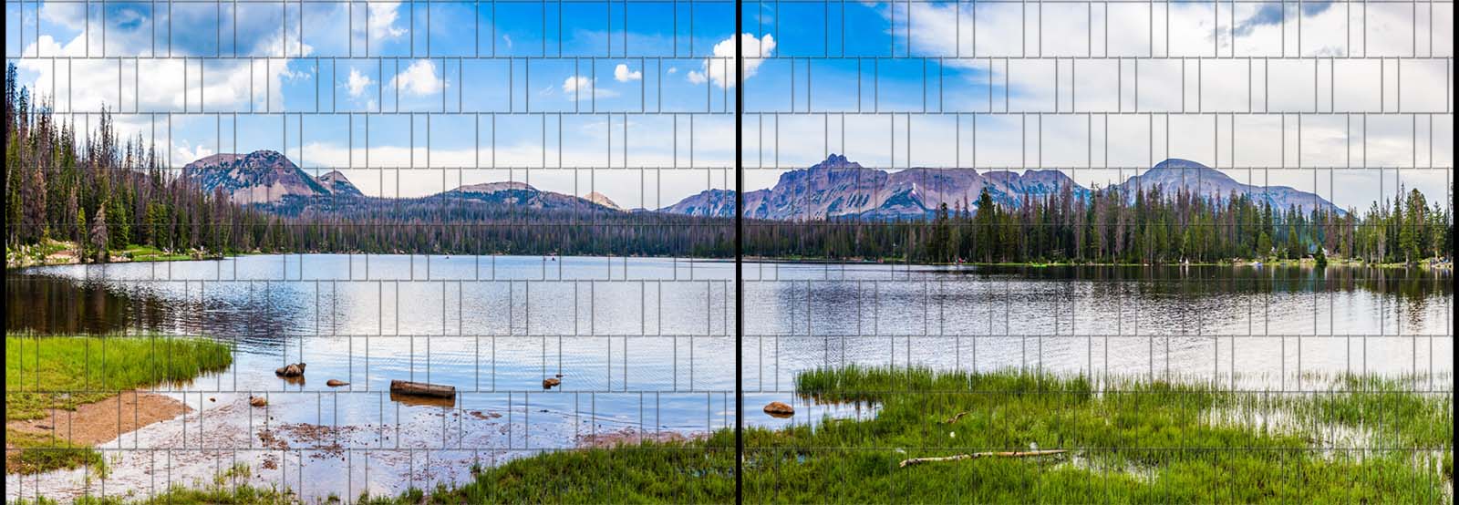 Klemmen Panorama XL bedruckte Sichtschutzstreifen für Zaun inkl Ozean 