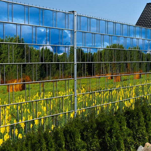 Klemmen Blätterwald Panorama XXL bedruckte Sichtschutzstreifen für Zaun inkl 